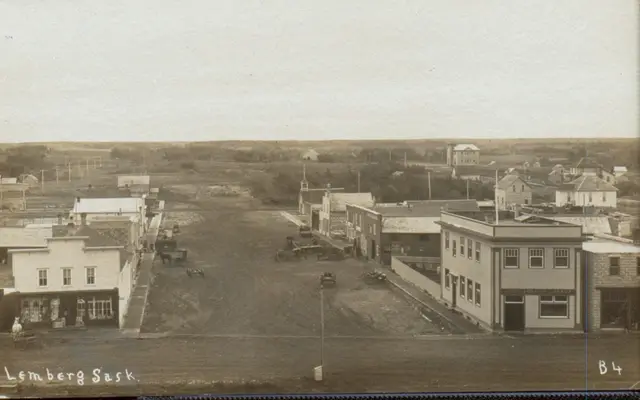 Overlooking Main Street, Lemberg